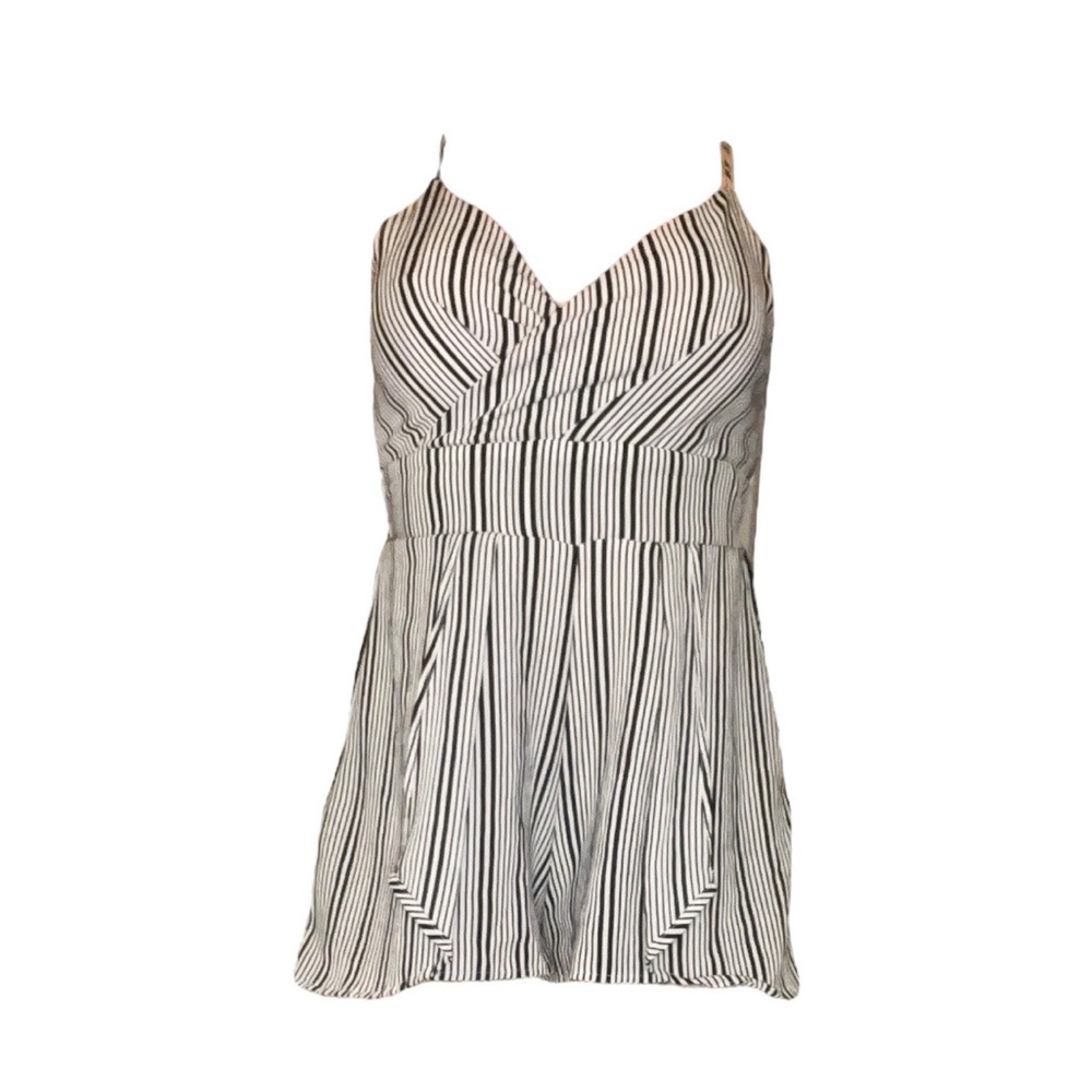 Flouncy Striped Romper